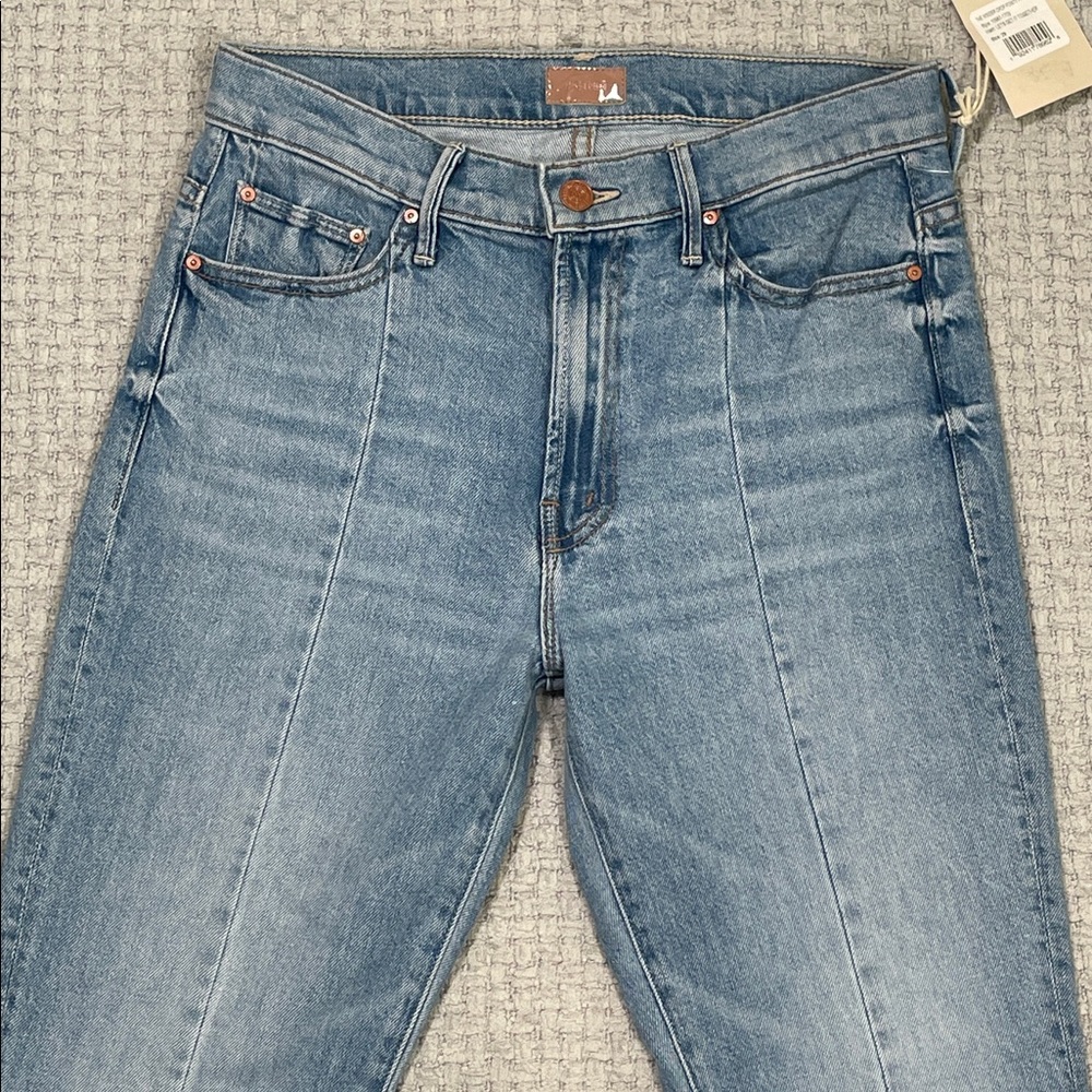 Women’s MOTHER Insider Crop Pointy Fray Lets Get it Together 10987-1709 Size 29 - Picture 8 of 16